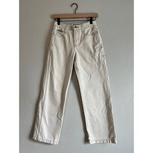 Vintage L.E.I. Womens Carpenter Pants Beige Workwear Utility Style y2k Size 3